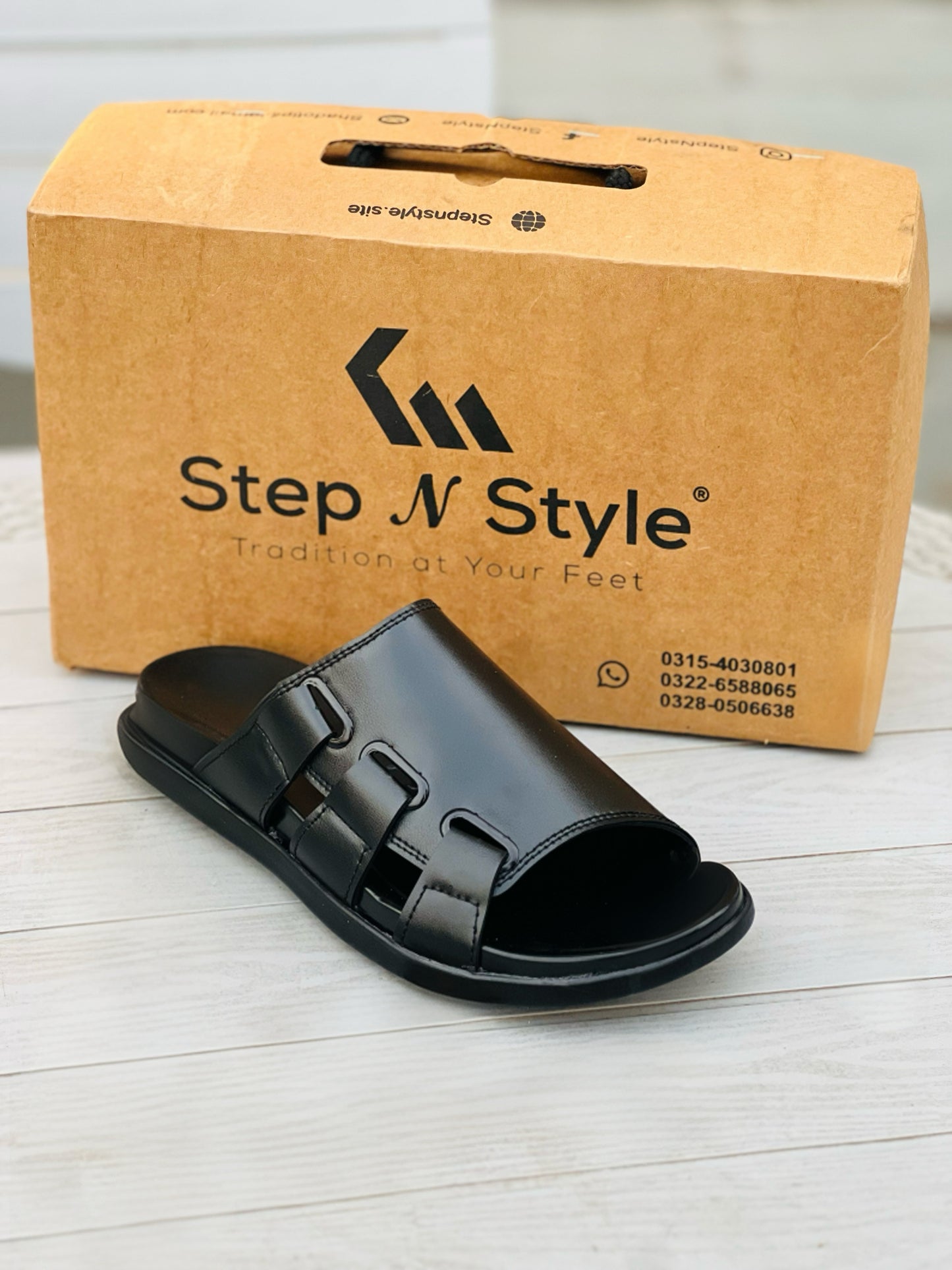 M1-BLACK OXF-SLIPPERS