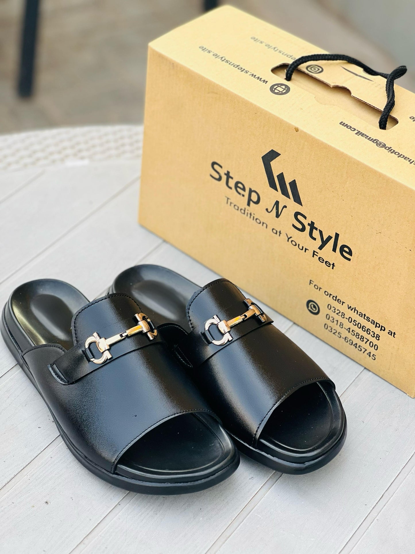 BL-OXFORD SLIPPERS (ART-08)