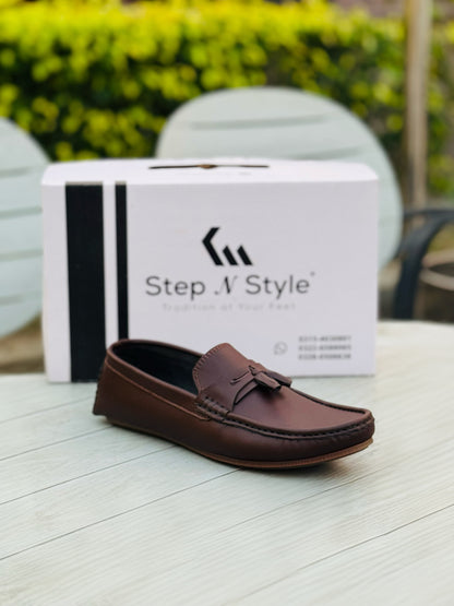 TASSEL BROWN  LOAFERS