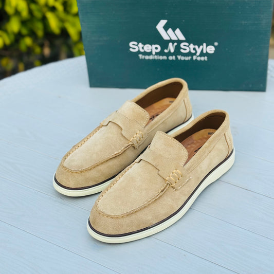 BEIGE-LEATHER ROVEN