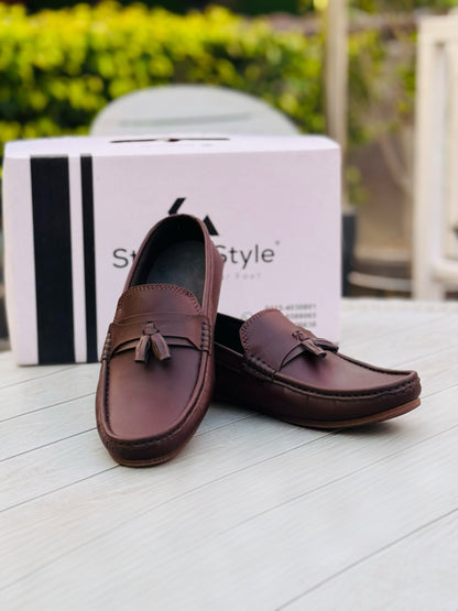 TASSEL BROWN  LOAFERS