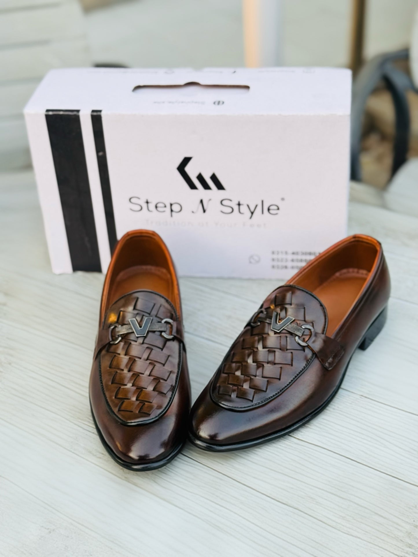 LV-BRAID BROWN FORMAL