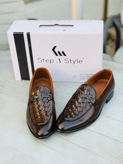 LV-BRAID BROWN FORMAL
