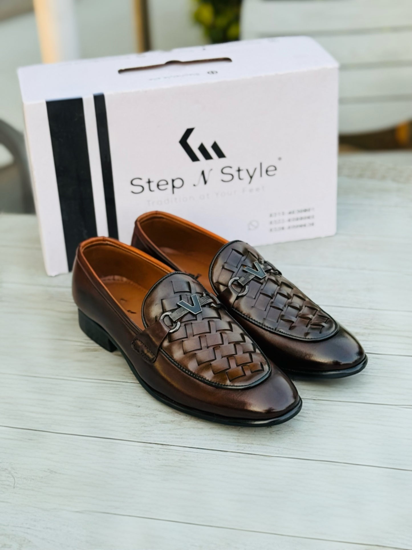 LV-BRAID BROWN FORMAL