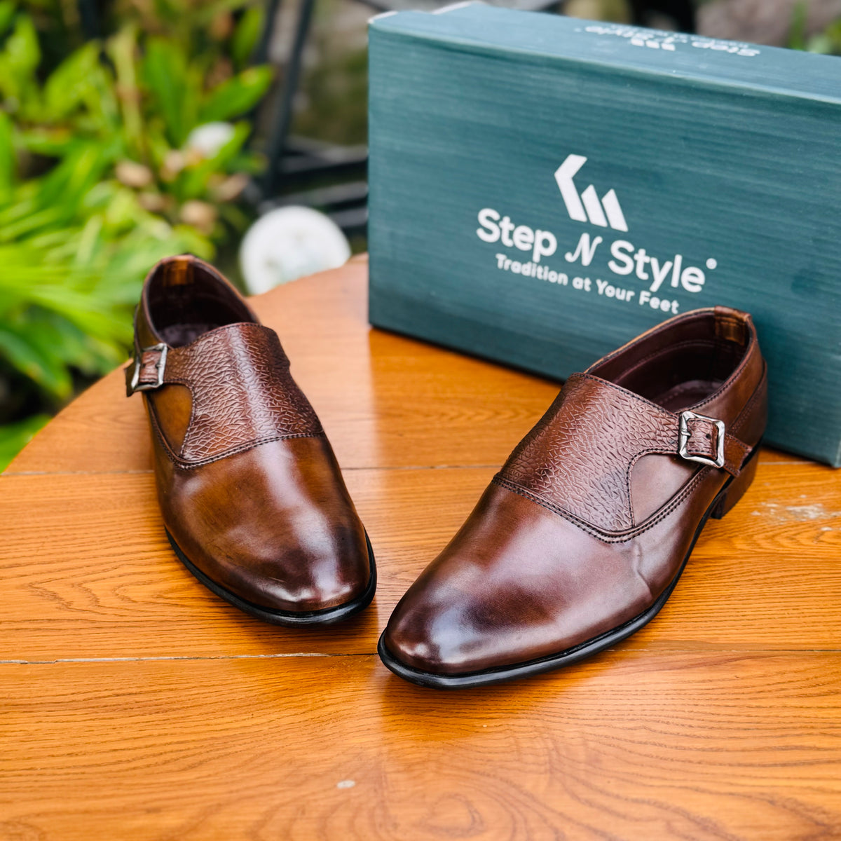 MONKS  LEATHER FORMAL[ART-1045]