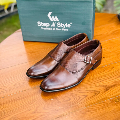 MONKS  LEATHER FORMAL[ART-1045]