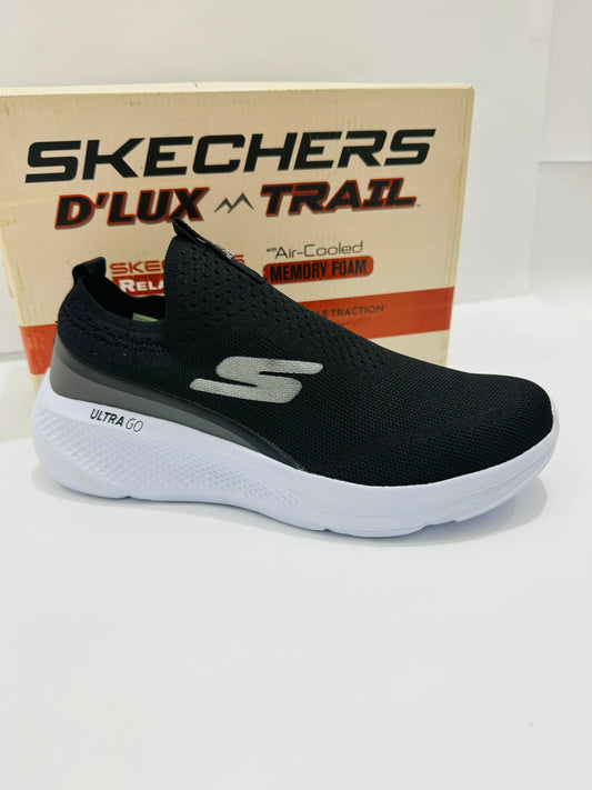 Black White Skechers