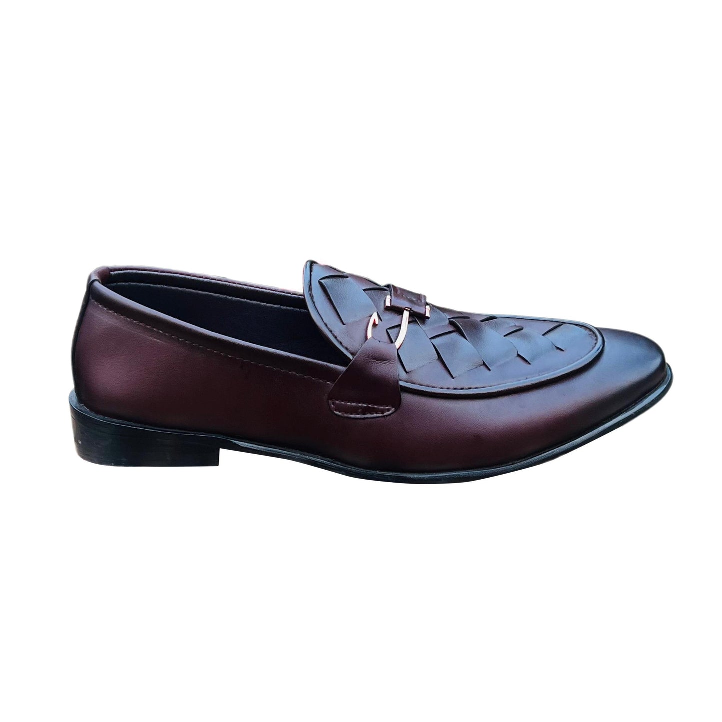 BLACK J FORMAL SLIP-ONS