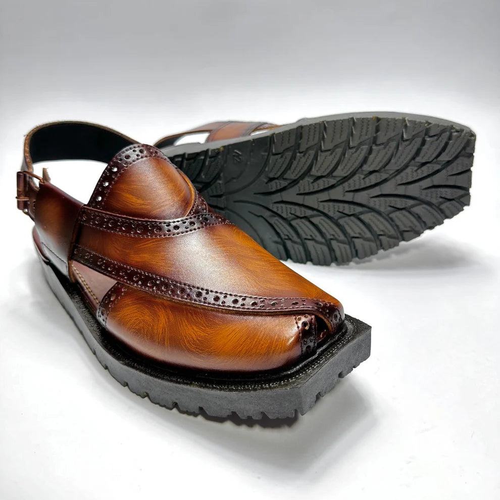 LEATHER PUSHAWARI CHAPPAL