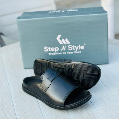 LEATHER S-10 OXF- SLIPPERS